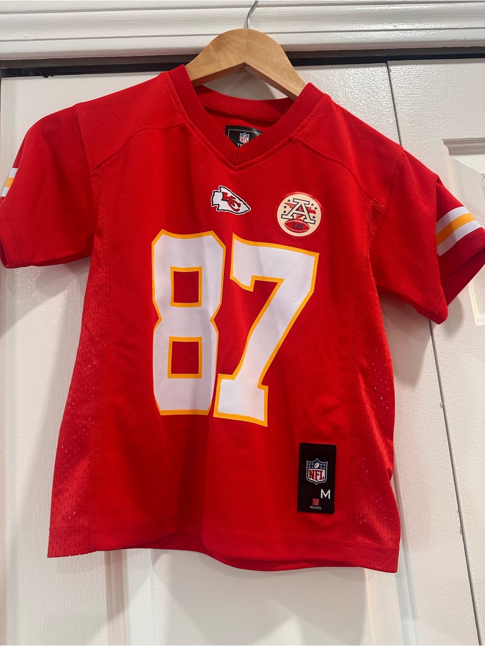 NFL Kids Red Kansas City Chiefs #87 Short Sleeve Jersey